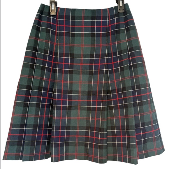Brooks Brothers Dresses & Skirts - Brooks Brothers  Vintage Preppy School Girl Wool Tartan A-Line Skirt - sz2